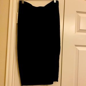 Nice black pencil skirt.